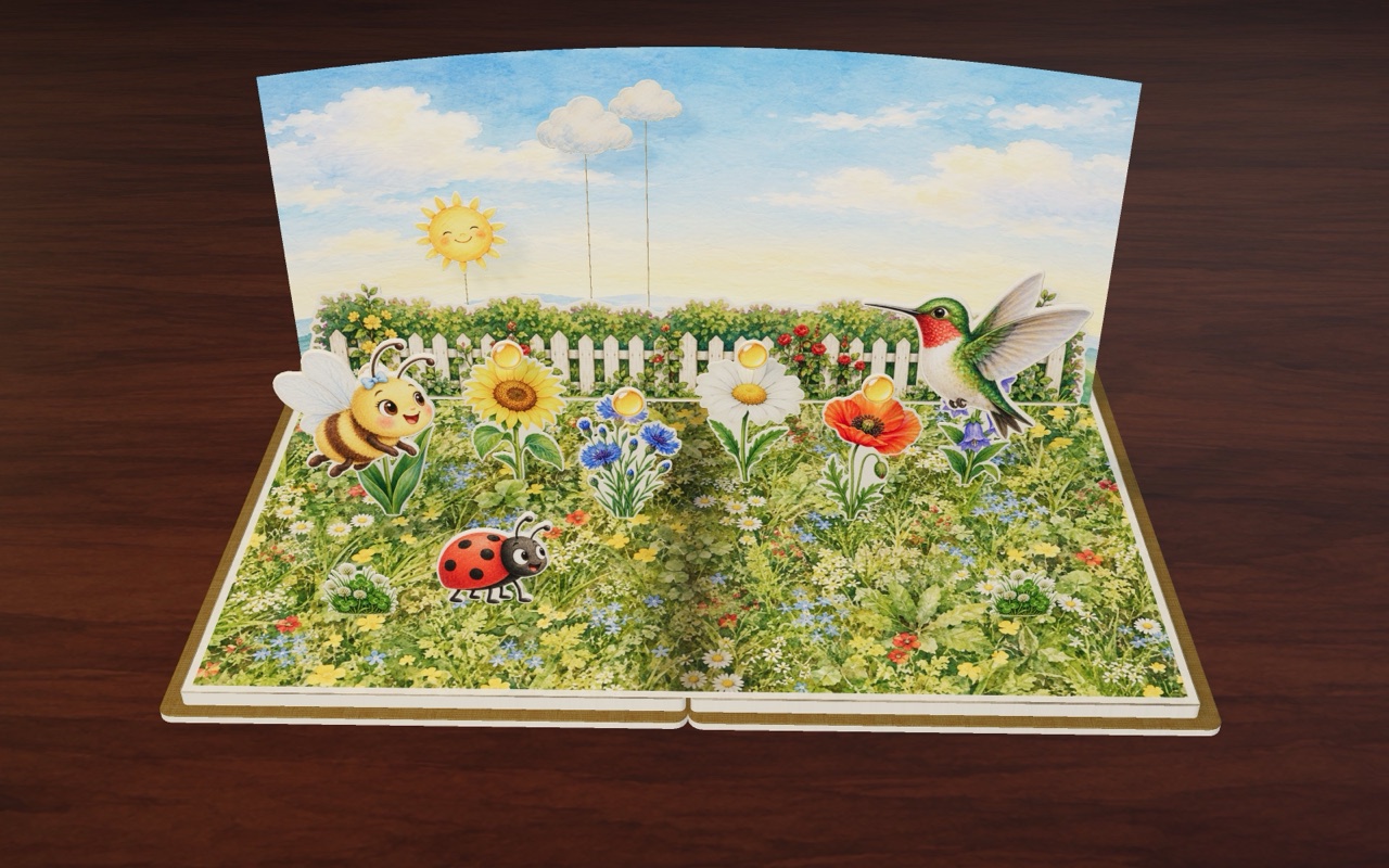 A trail of flowers leads Bea back to her hive.