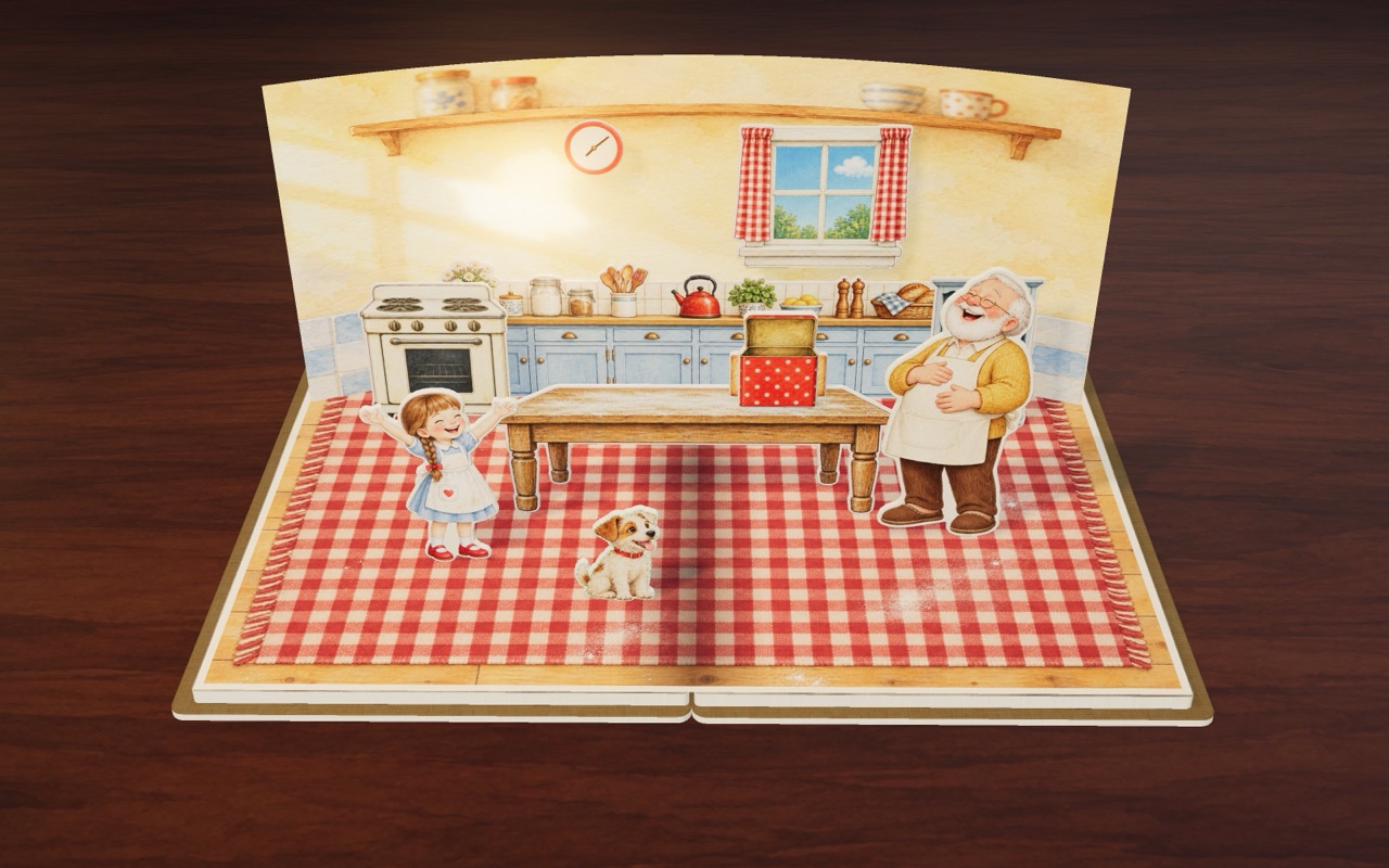 Square cookies go into a square box.